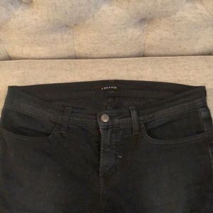 J Brand Black Skinny Denim with Zipper ankle